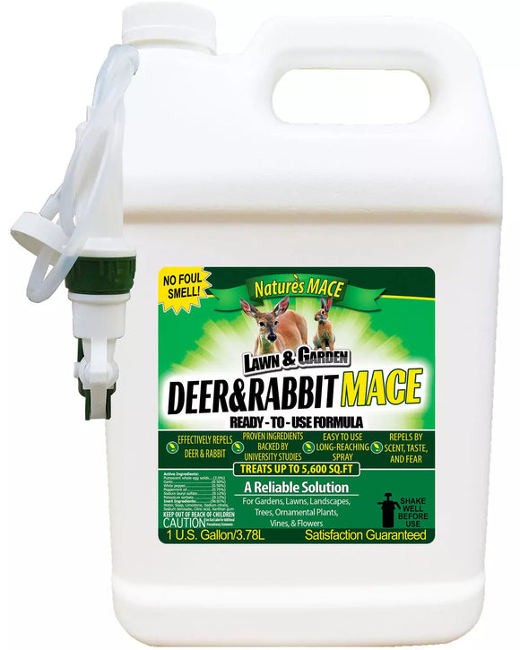 Nature's Mace Deer & Rabbit Mace 1 Gallon Ready-to-Use Spray Treats