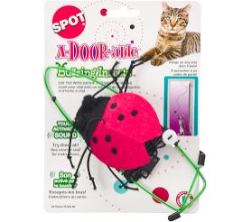 Ethical Pet SPOT Buzzing Insect A-Door-Able Assorted  Cat Toy (Assorted)