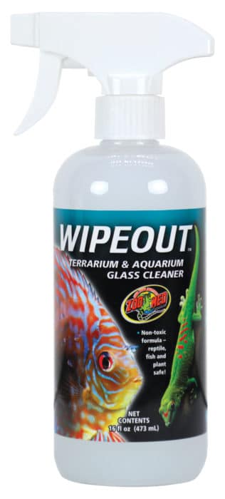 Zoo Med Wipeout™ Terrarium & Aquarium Glass Cleaner (16 oz)