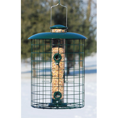 Woodlink Caged Squirrel Resistant Tube Bird Feeder