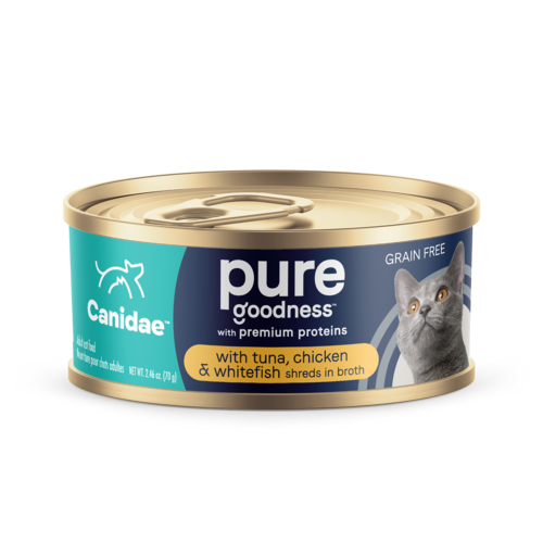 CANIDAE® PURE With Tuna, Chicken and Whitefish in Broth Wet Cat Food