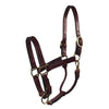 Hamilton Leather Halter – Adjustable Double Buckle with Snap