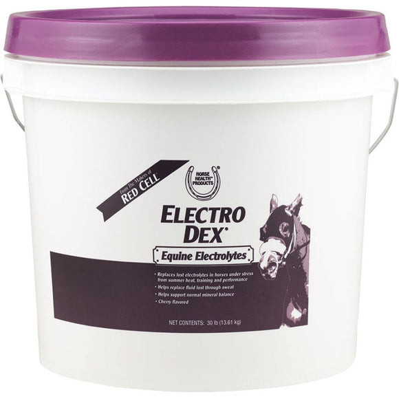 HORSE HEALTH PRODUCTS ELECTRO-DEX ELECTROLYTE FOR HORSES (30 LB, CHERRY)