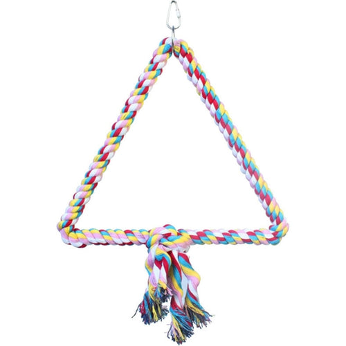 HAPPY BEAKS TRIANGLE COTTON ROPE SWING