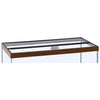 MARINELAND GLASS CANOPY FOR RECTANGULAR AQUARIUMS HINGED