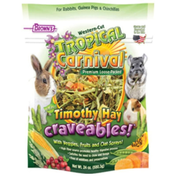TROPICAL CARNIVAL NATURAL TIMOTHY HAY CRAVEABLES