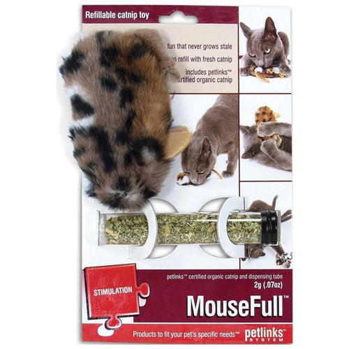 PETLINKS MOUSEFUL W/CATNIP