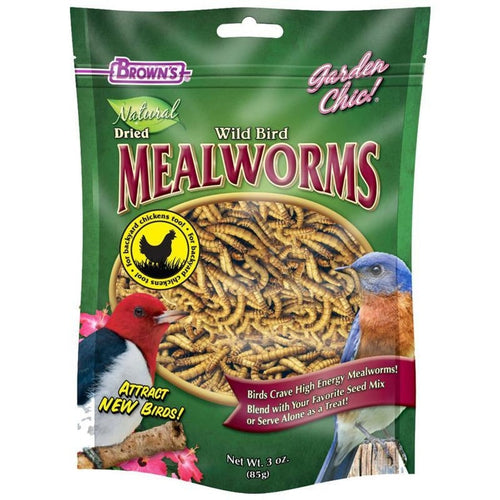 GARDEN CHIC DRIED MEALWORMS POUCH
