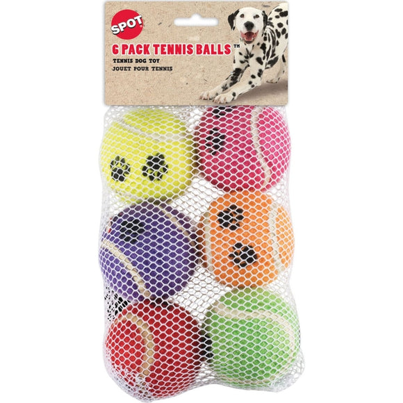 SPOT PAW PRINT TENNIS BALLS VALUE PACK