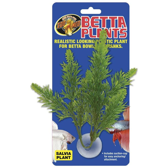 ZOO MED BETTA PLANTS SALVIA PLASTIC PLANT