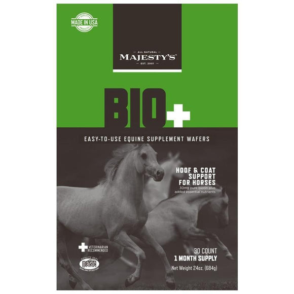Majesty's Bio+ Wafers for Hoof and Coat (30 CT, PEPPERMINT)