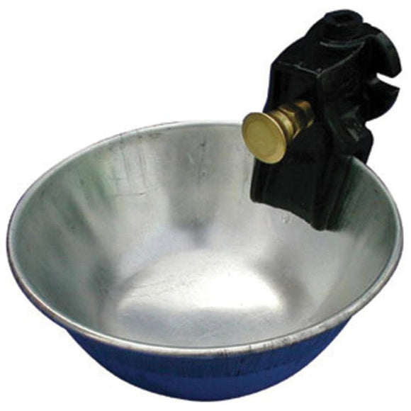 SMB MFG METAL PUSH BUTTON WATER BOWL FOR CATTLE