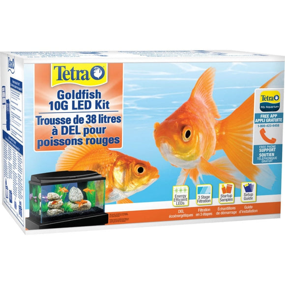 Tetra Glass Deluxe Aquarium Kit, 10 Gallon