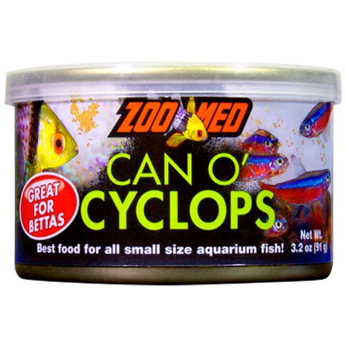 ZOO MED CAN O' CYCLOPS FOOD FOR SMALL FISH