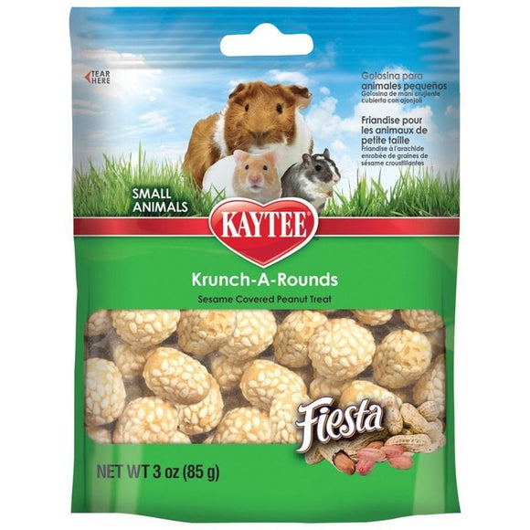 Kaytee Fiesta Krunch-A-Rounds Small Animal Treat (2 OZ, PEANUT)