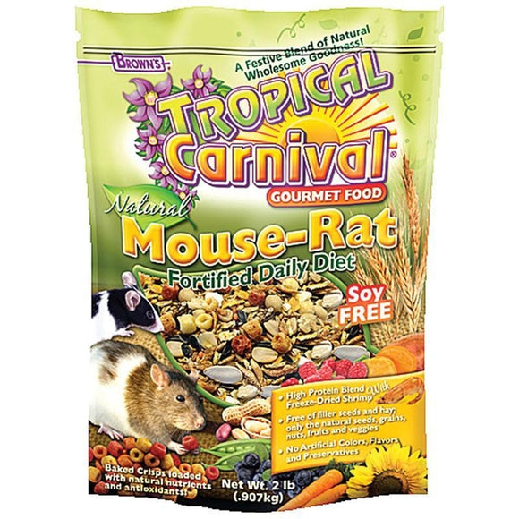 TROPICAL CARNIVAL NATURAL MOUSE AND RAT FOOD